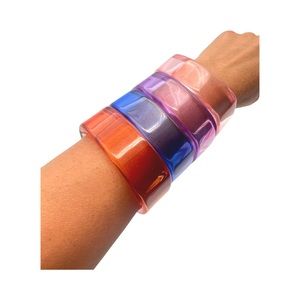 Acrylic  Blue Bracelet